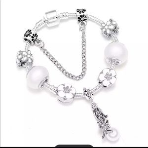 New 925 Sterling Silver Charm Bracelet